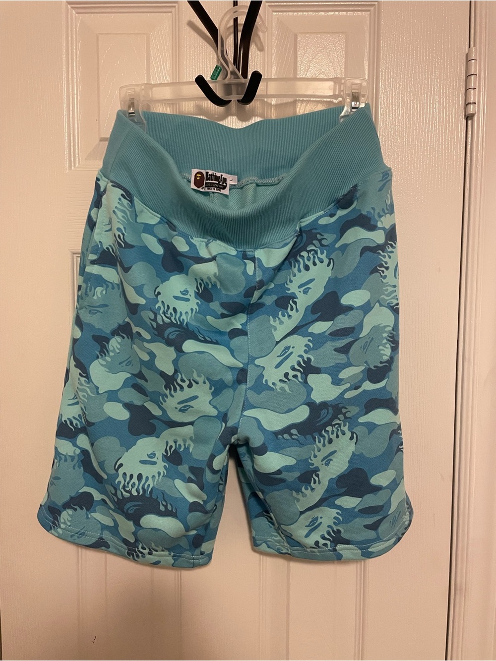 Men's Blue Camo Performance Shorts